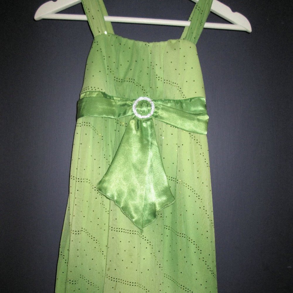 Pretty IZ by Amy Byer Sage Green Party Dress 7